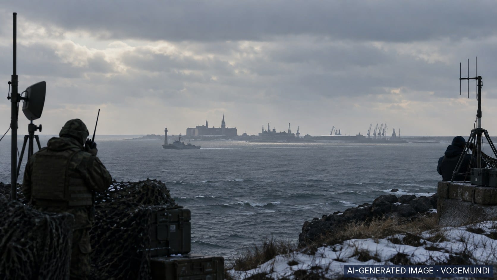 AI-generated image: Russia and NATO exchange messages over Kaliningrad