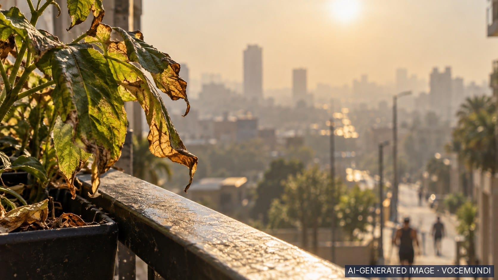 AI-generated image: EU monitor reports widespread exposure to high ozone levels