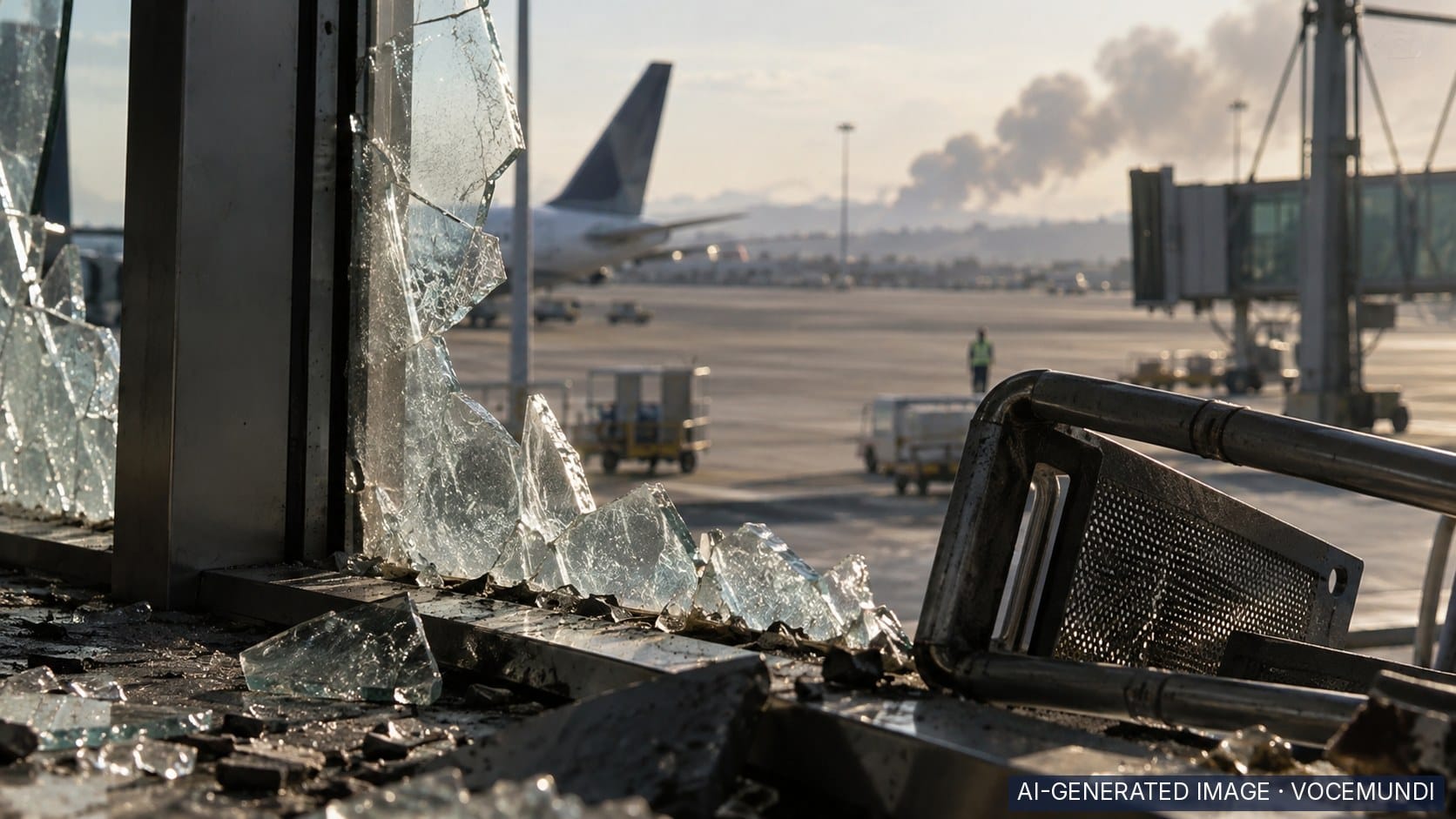 AI-generated image: Yemen offensive launched as attacks hit Saudi airports