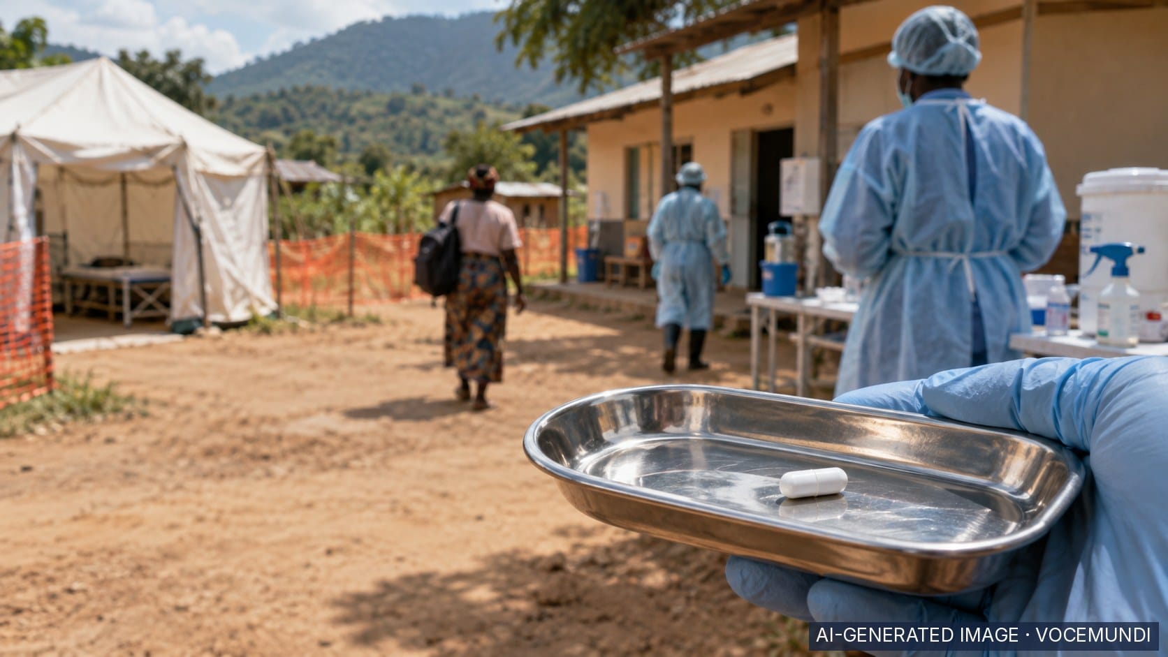 AI-generated image: Ebola reaches Kenya as Congo trial tests a prevention pill
