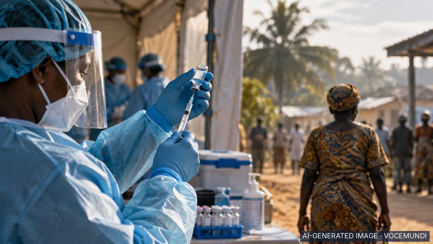 AI-generated image: Ebola reaches Nigeria as vaccine trial begins in Congo