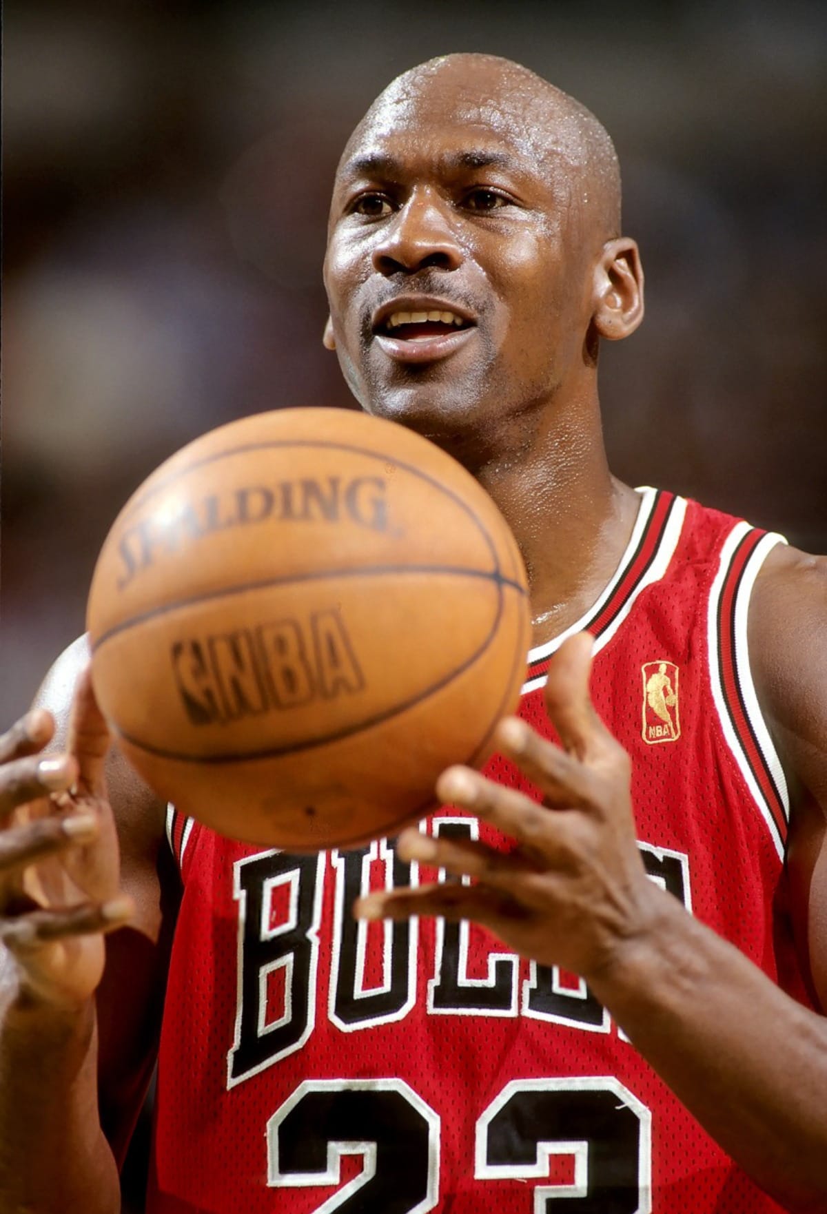 Photo d'archives : Michael Jordan sous le maillot des Chicago Bulls en 1997
