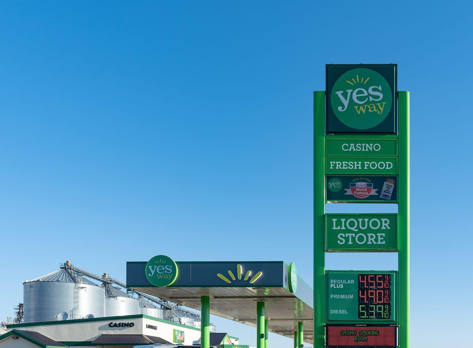 File photo: gasoline price sign at a Fort Pierre, South Dakota station