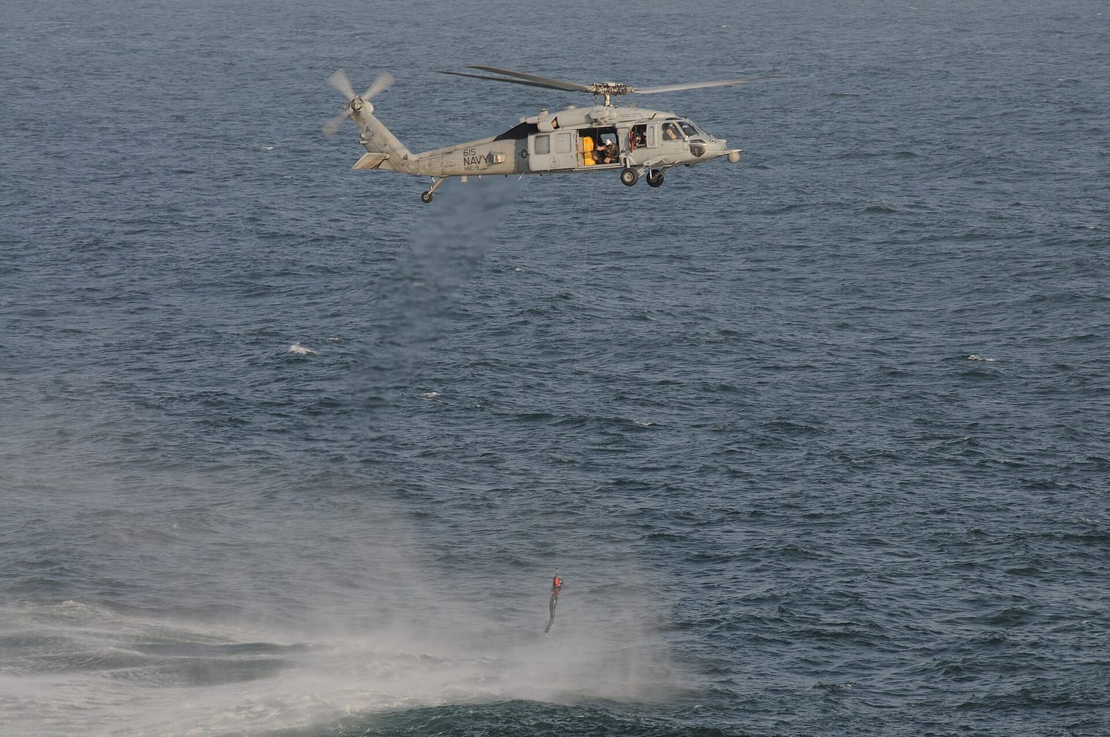 File photo: US Navy MH-60S Sea Hawk helicopter over the Arabian Sea, 2011
