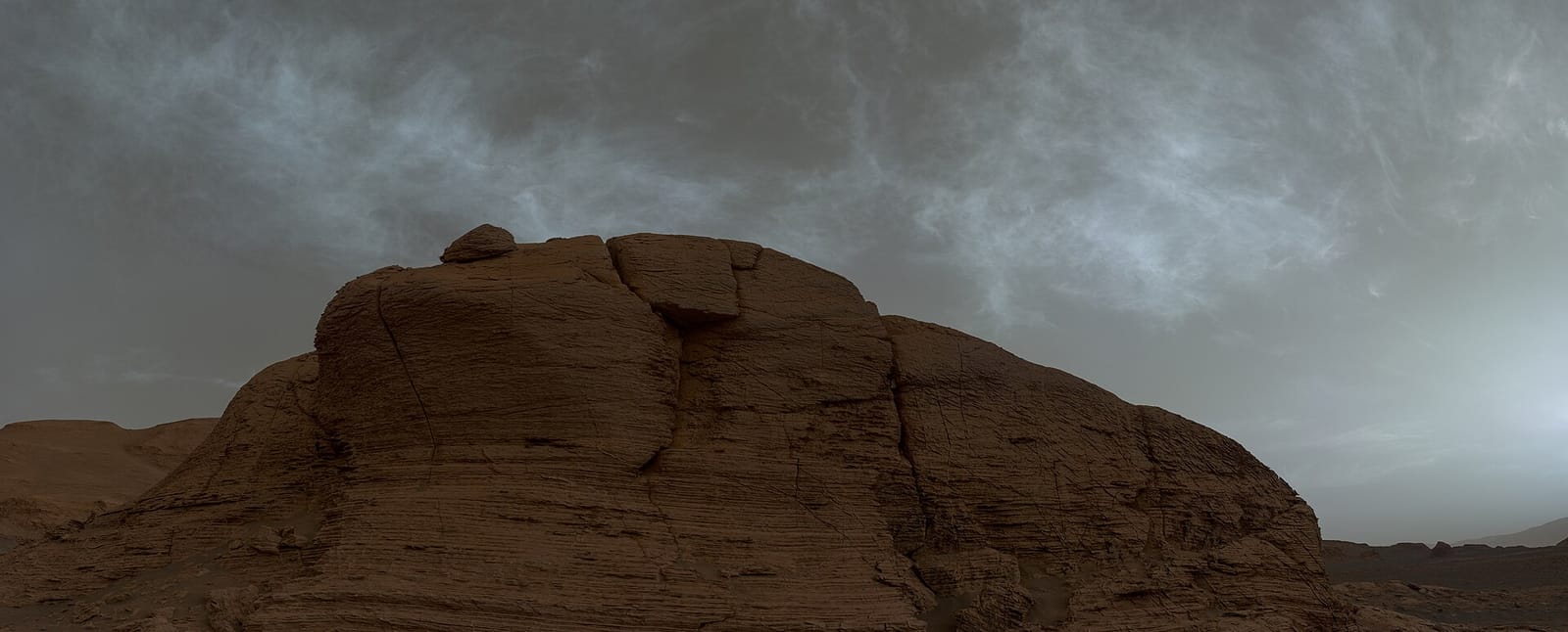 File photo: Curiosity view of clouds over Mont Mercou rock outcrop