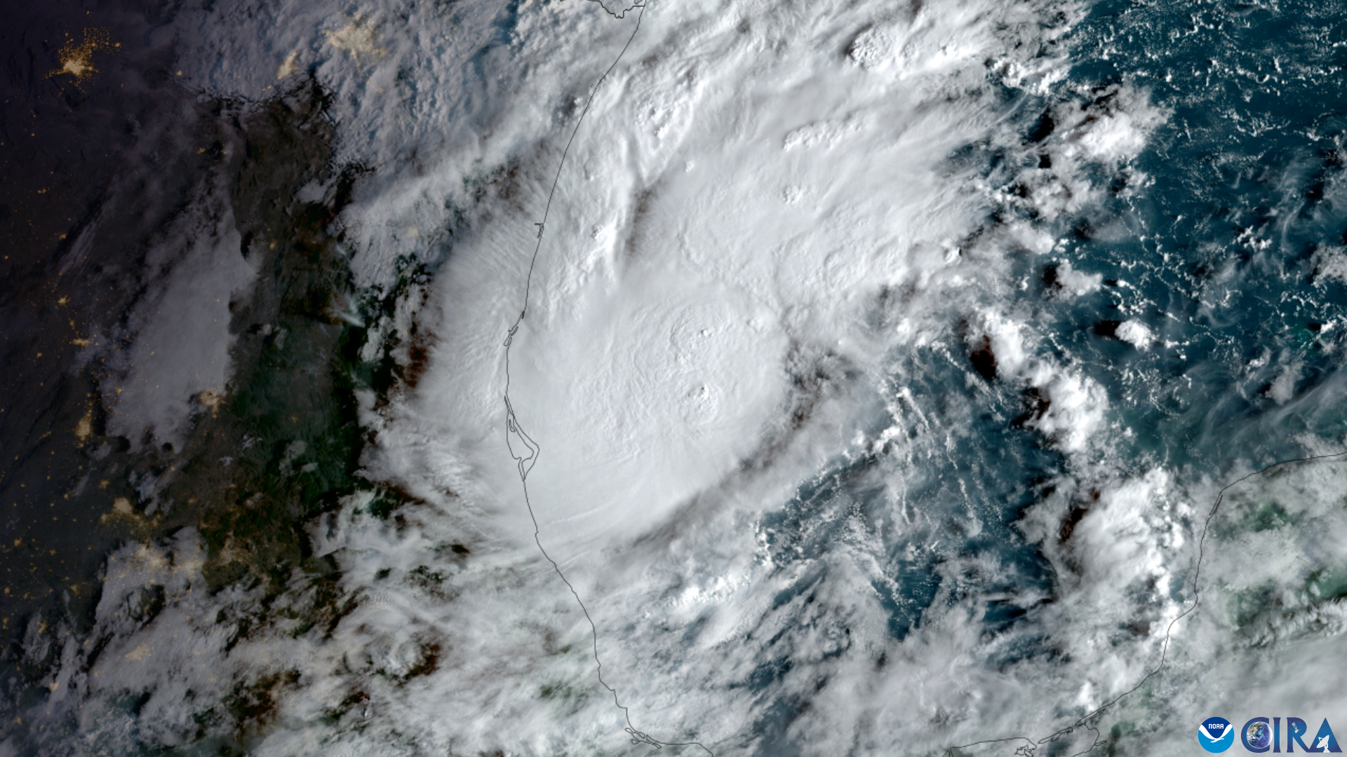 File photo: Tropical Storm Milton forming in the Gulf of Mexico, 2024