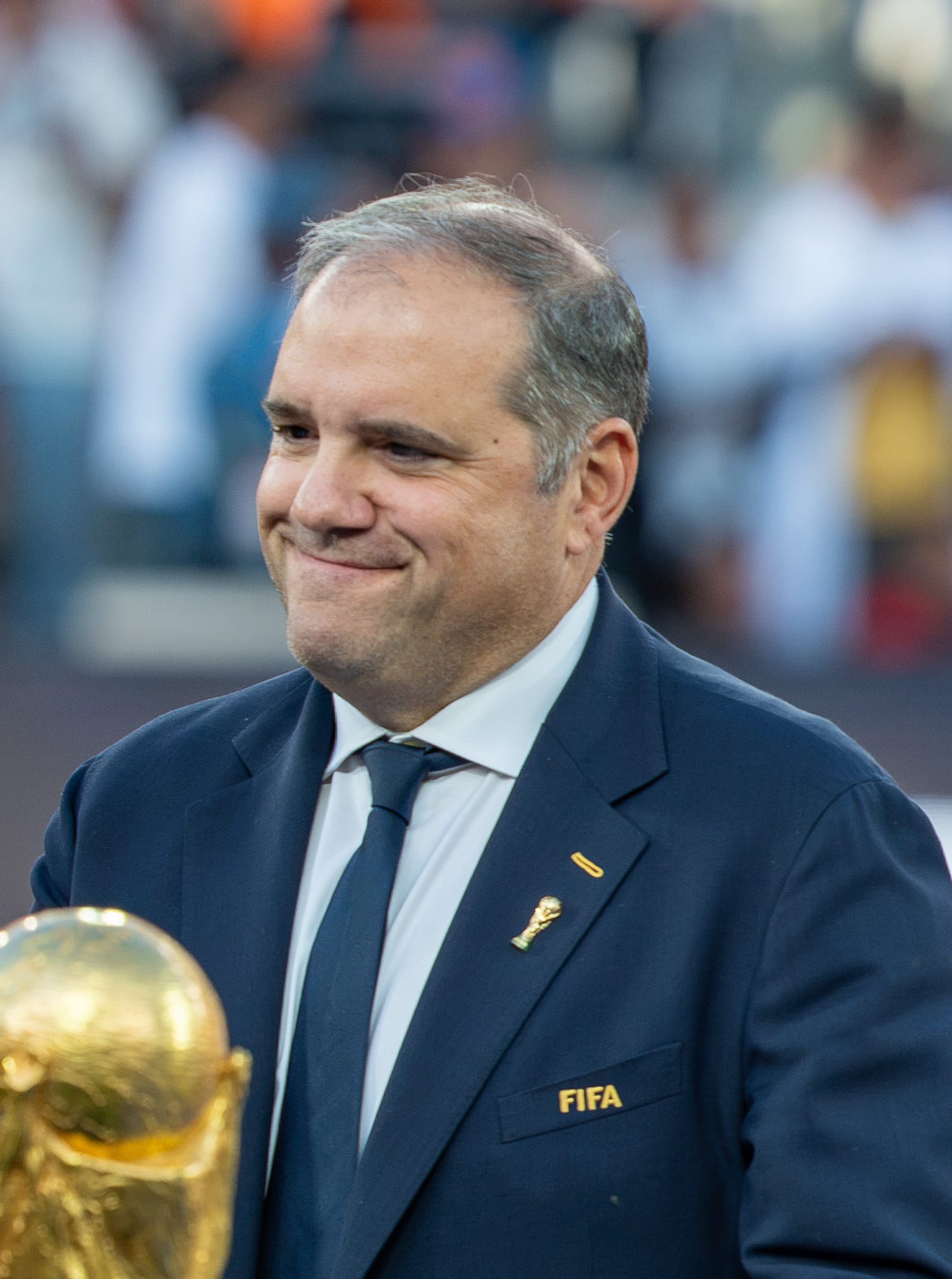 El presidente de la Concacaf, Victor Montagliani, en la final del Mundial 2026