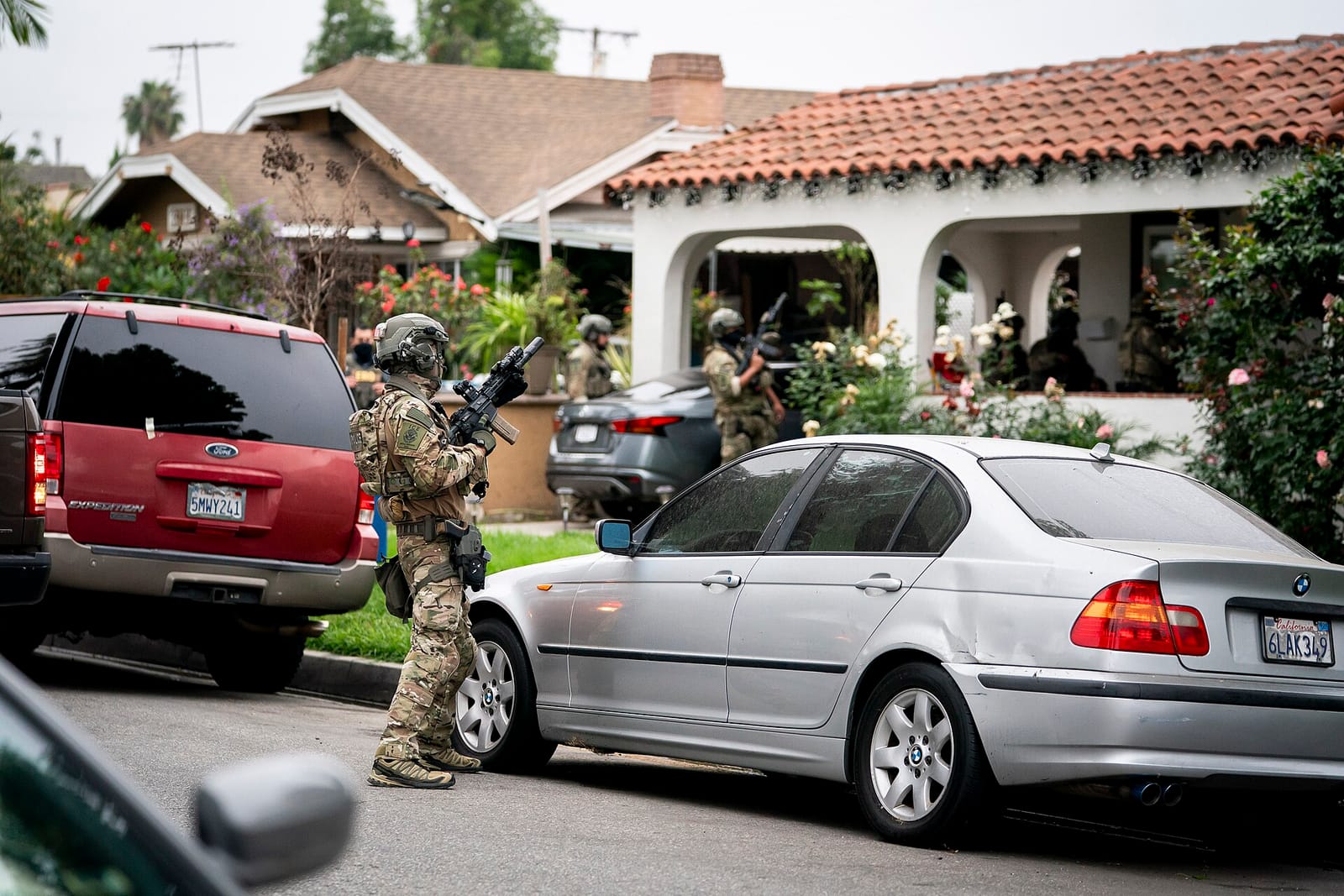 File photo: ICE enforcement operation in Los Angeles, June 2025