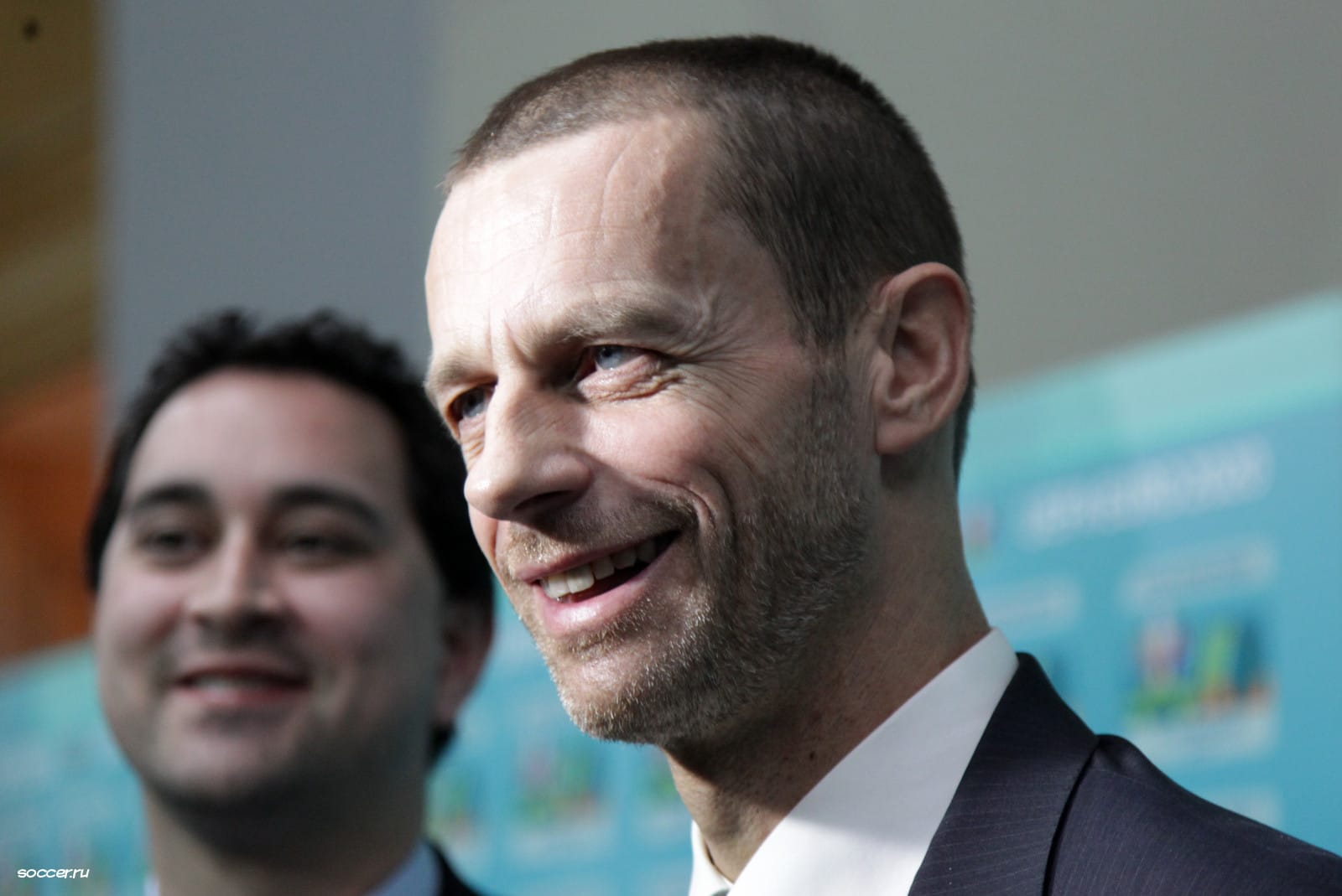 Foto de archivo: el presidente de la UEFA, Aleksander Čeferin, en San Petersburgo, 2017.