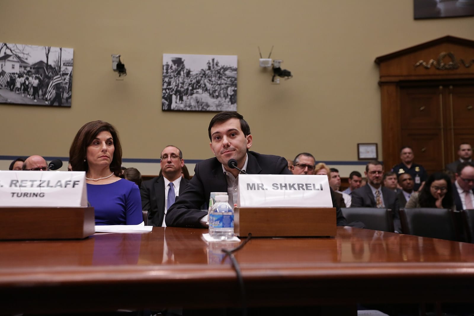 File photo: Martin Shkreli testifying before a House committee in 2016