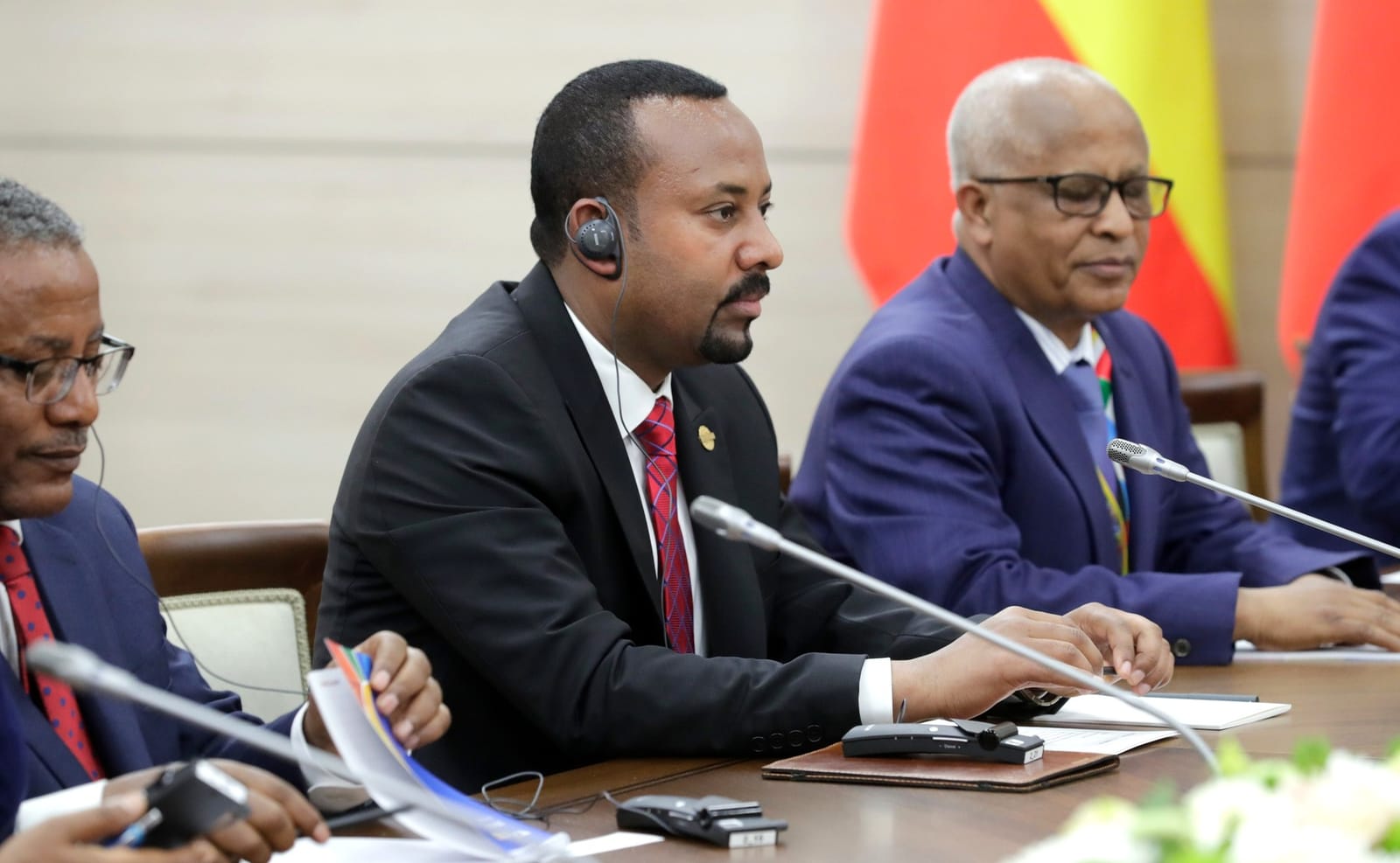 File photo: Ethiopian Prime Minister Abiy Ahmed at a 2019 meeting.