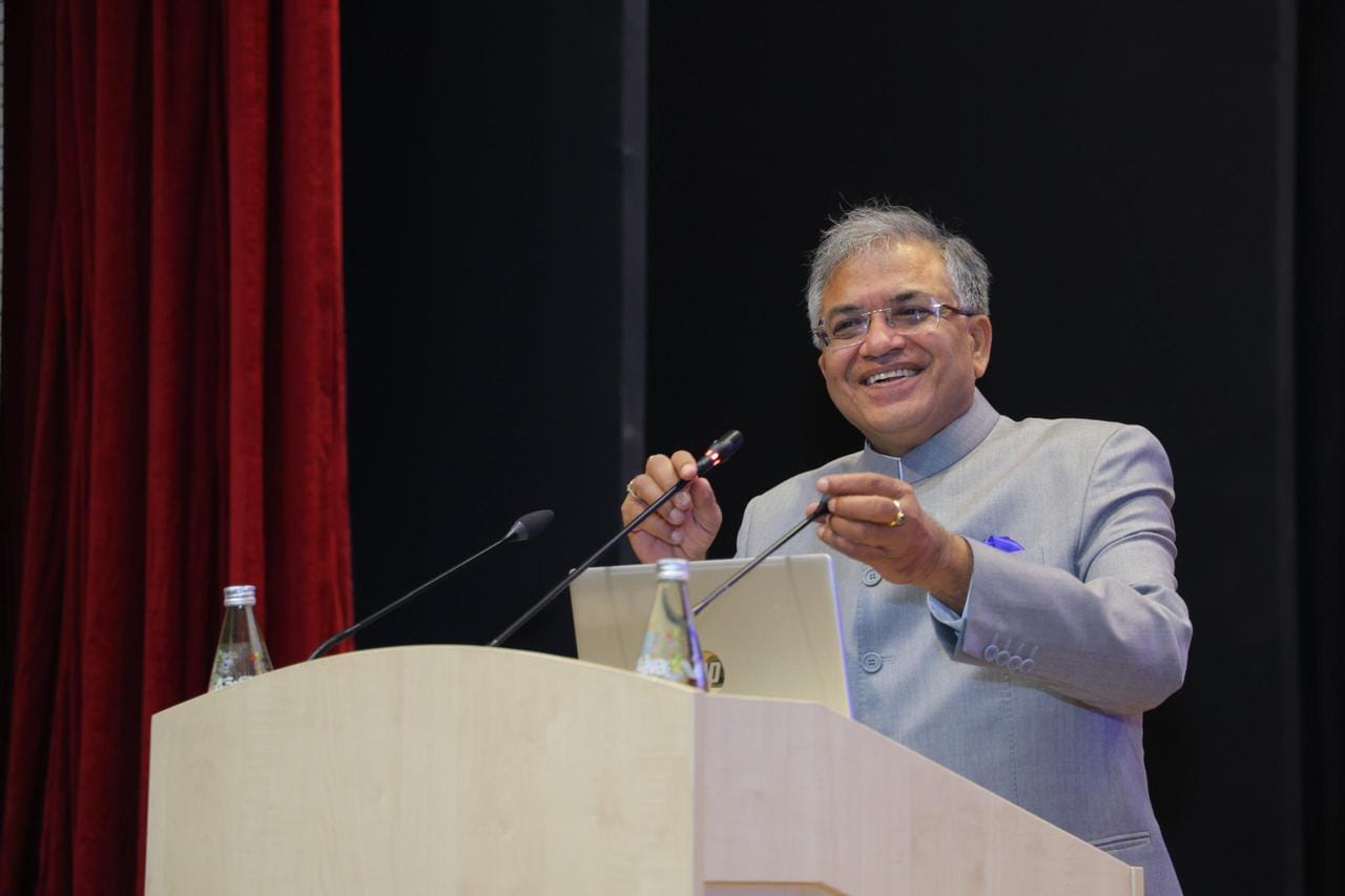Chief Election Commissioner Gyanesh Kumar at an election management institute, 2025