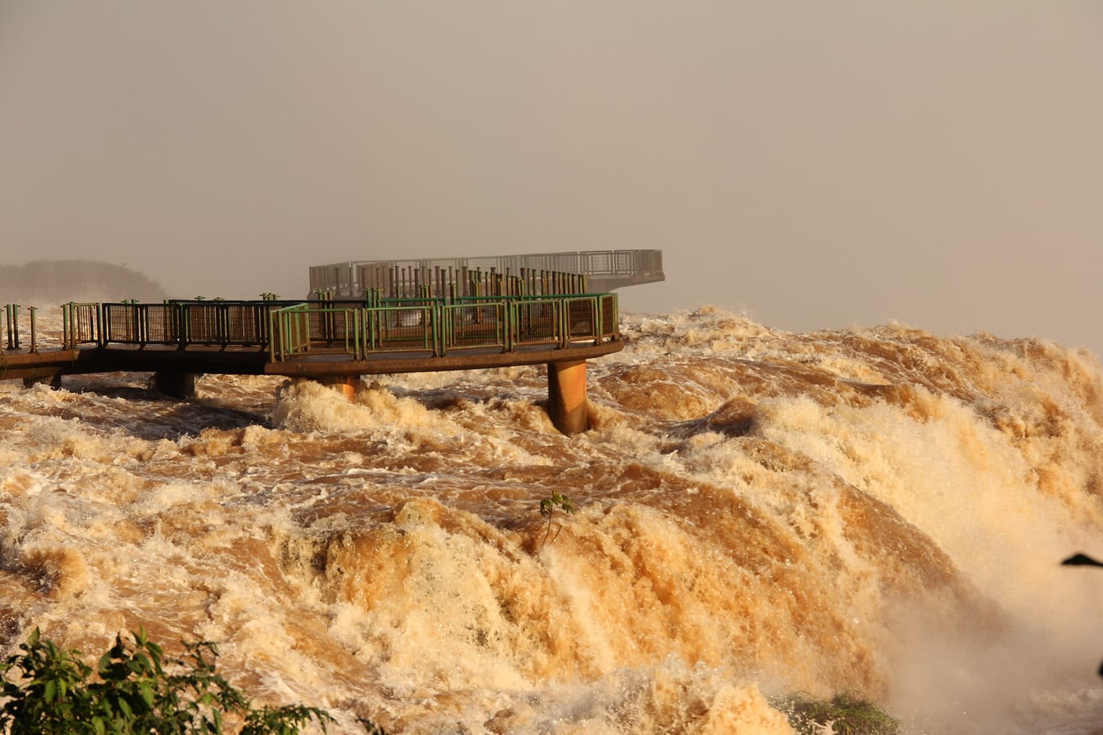 File photo: Iguazu Falls in flood during a historic 2013 surge