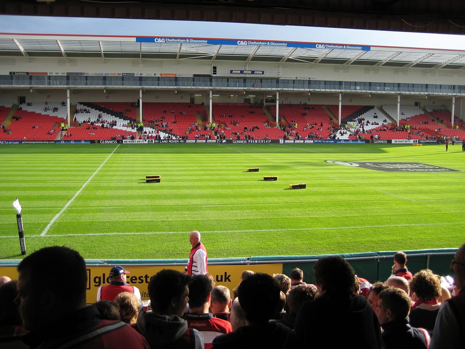File photo: Kingsholm Stadium, home of Gloucester Rugby, in 2007