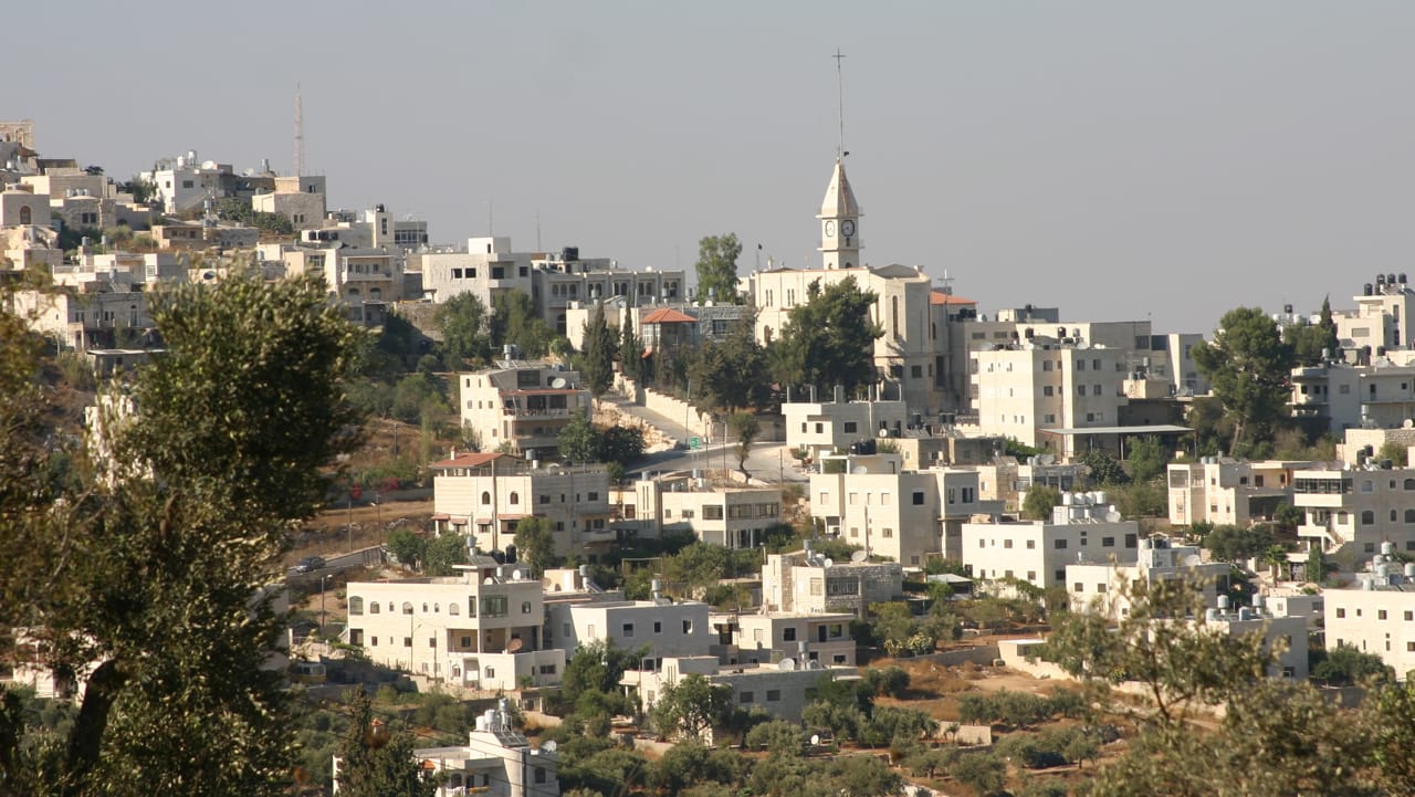 File photo: Taybeh village in the West Bank, August 2010