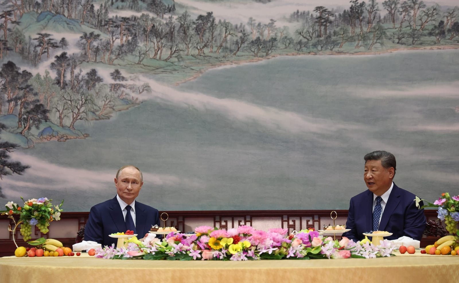 File photo: Putin and Xi Jinping meet at Zhongnanhai, Beijing, 2025