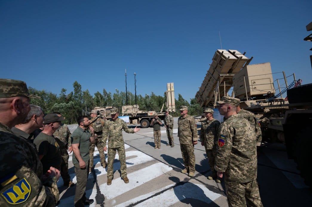 File photo: Ukrainian Air Force Patriot air defence system near Kyiv