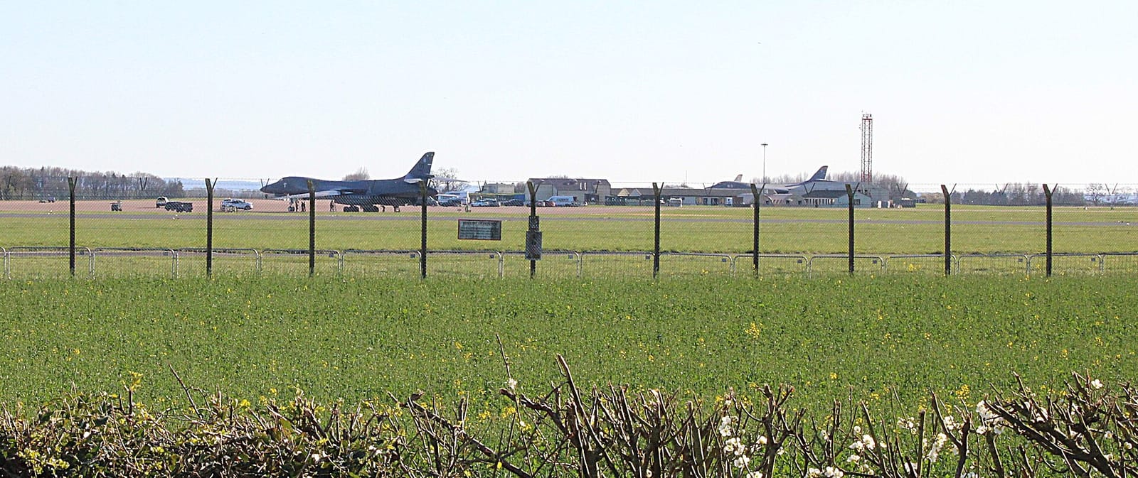 File photo: General view of RAF Fairford airbase, Gloucestershire