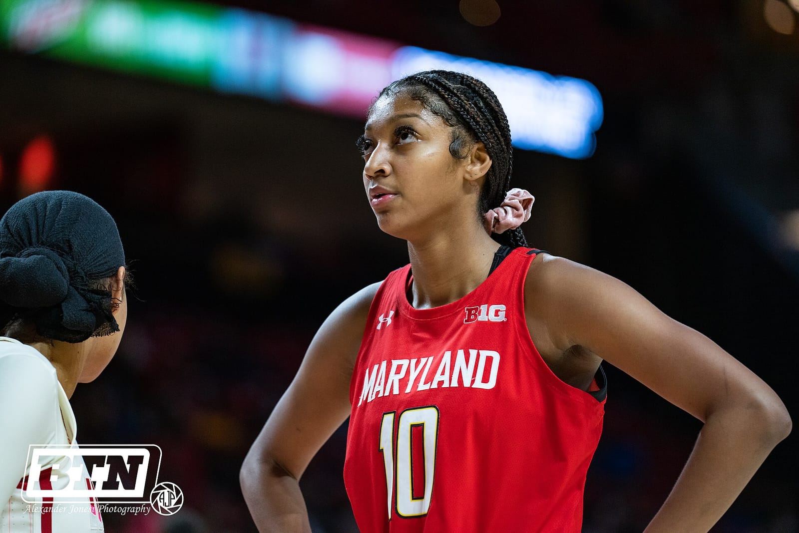 File photo: Angel Reese, who scored 21 points, playing in 2022