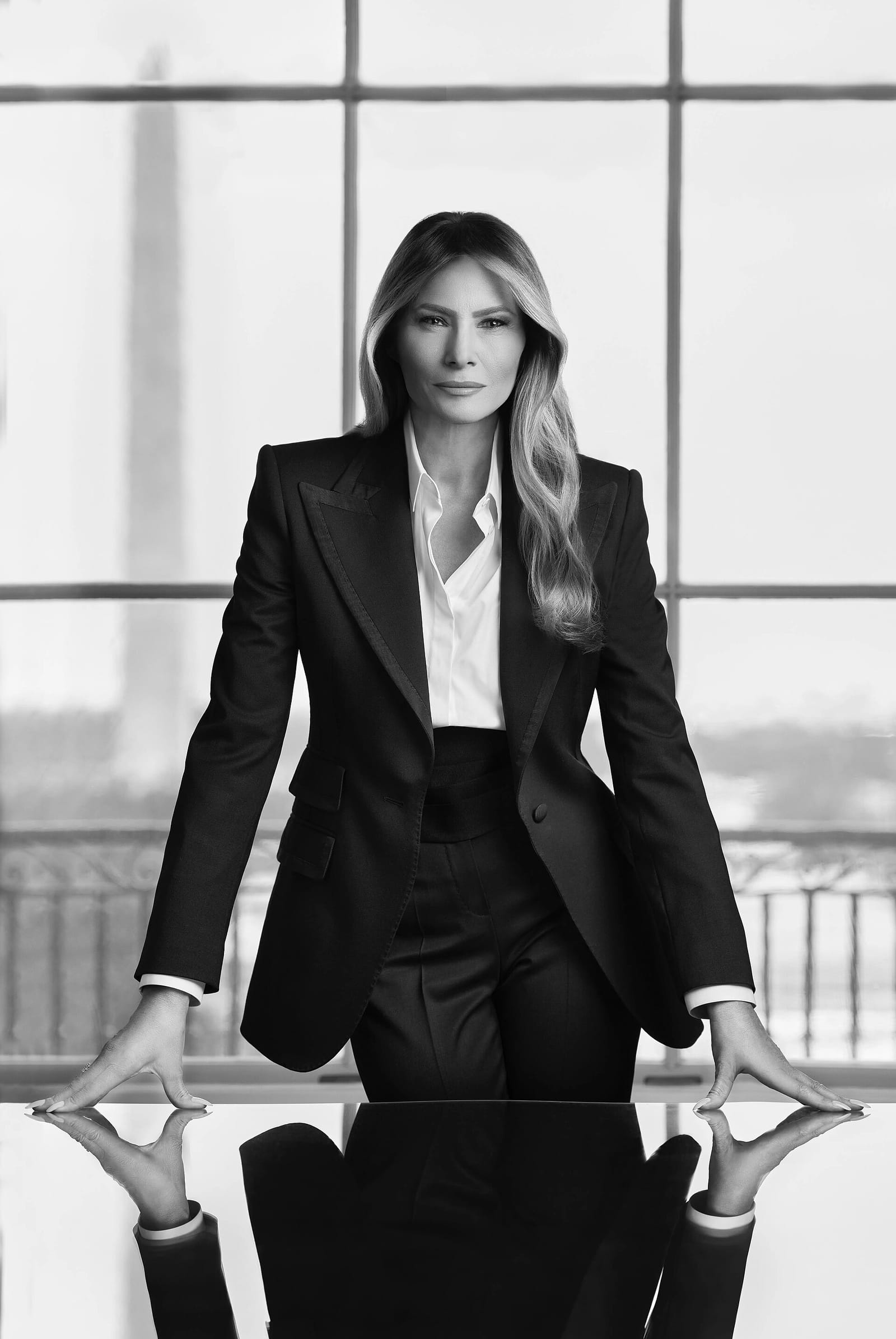 First Lady Melania Trump's official White House portrait, 2025