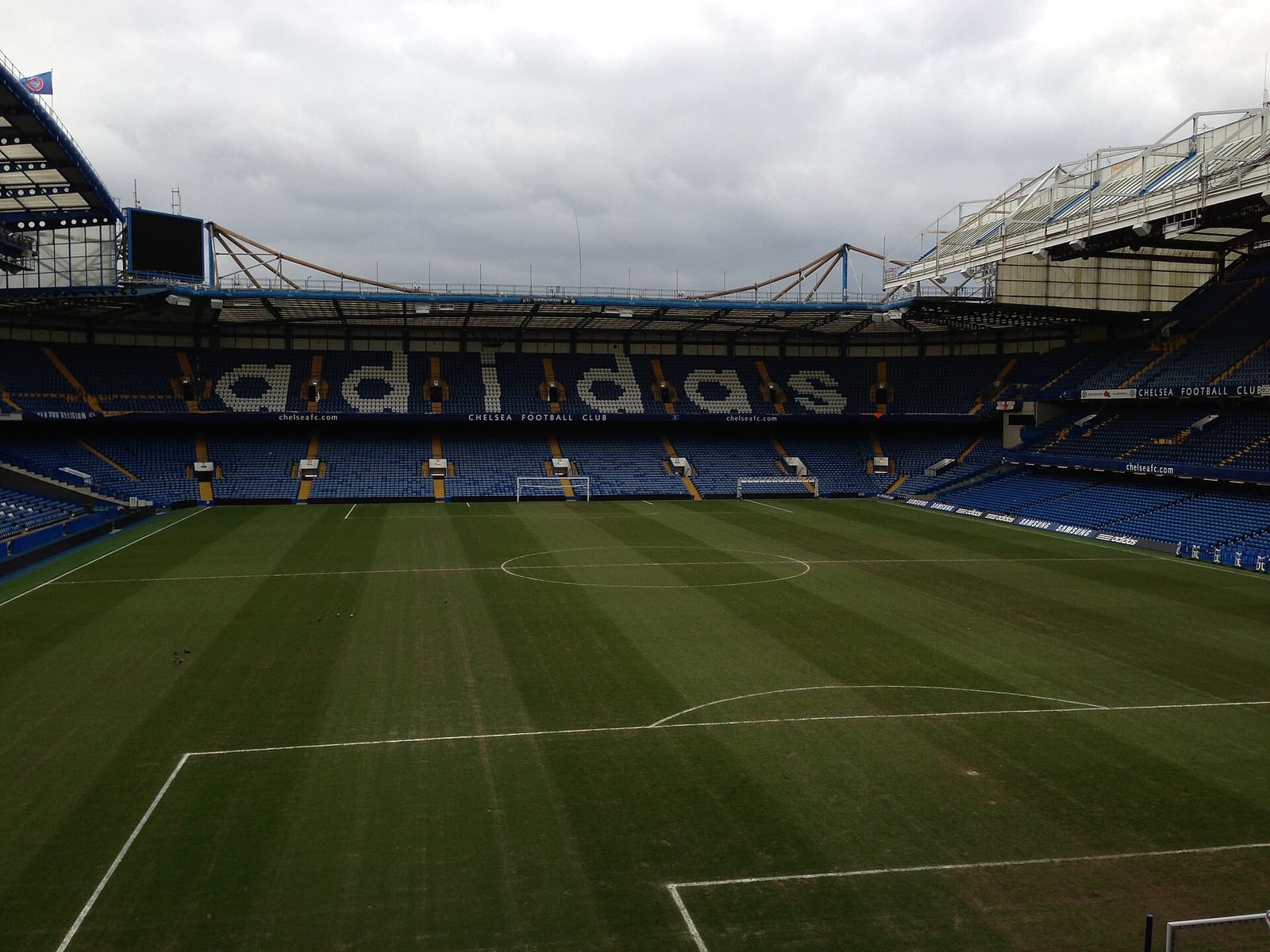 File photo: The pitch at Stamford Bridge, Chelsea's home stadium