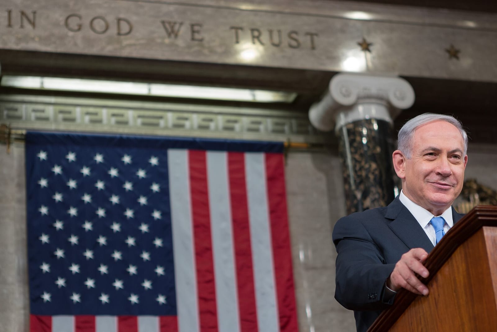 Foto de archivo: Netanyahu se dirige a una sesión conjunta del Congreso de Estados Unidos