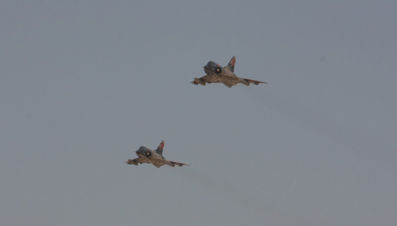 Foto de archivo: aviones Mirage V de la Fuerza Aérea egipcia durante el ejercicio Bright Star 2009
