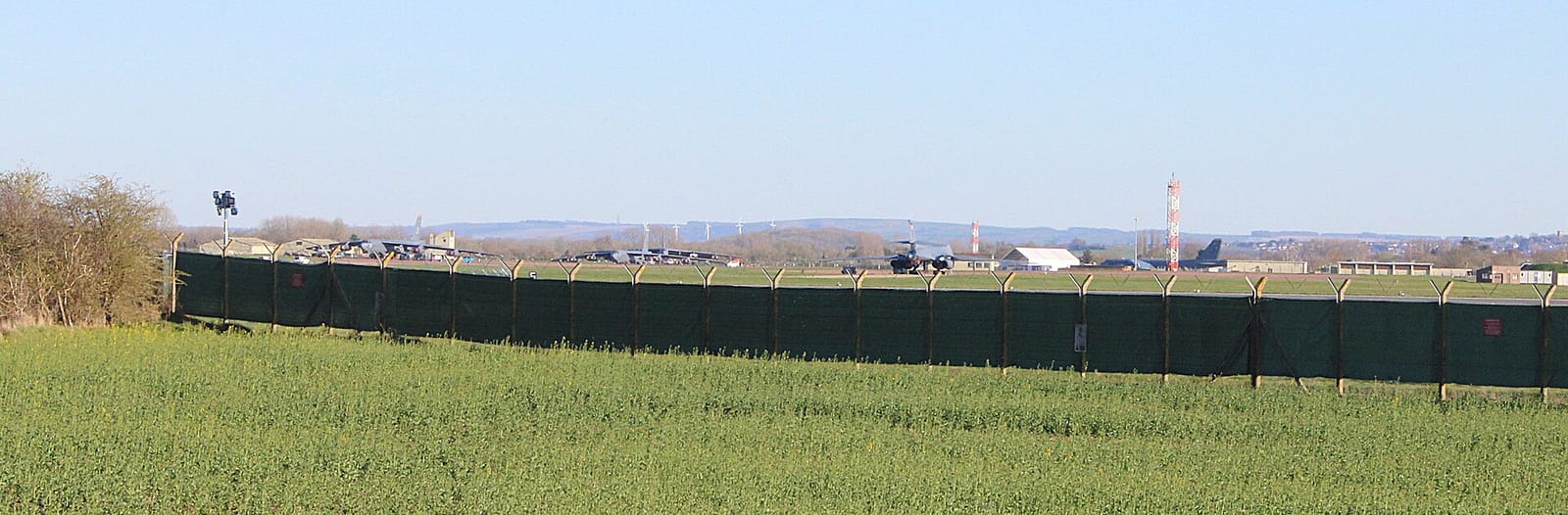 File photo: RAF Fairford airbase, Gloucestershire, used by US forces
