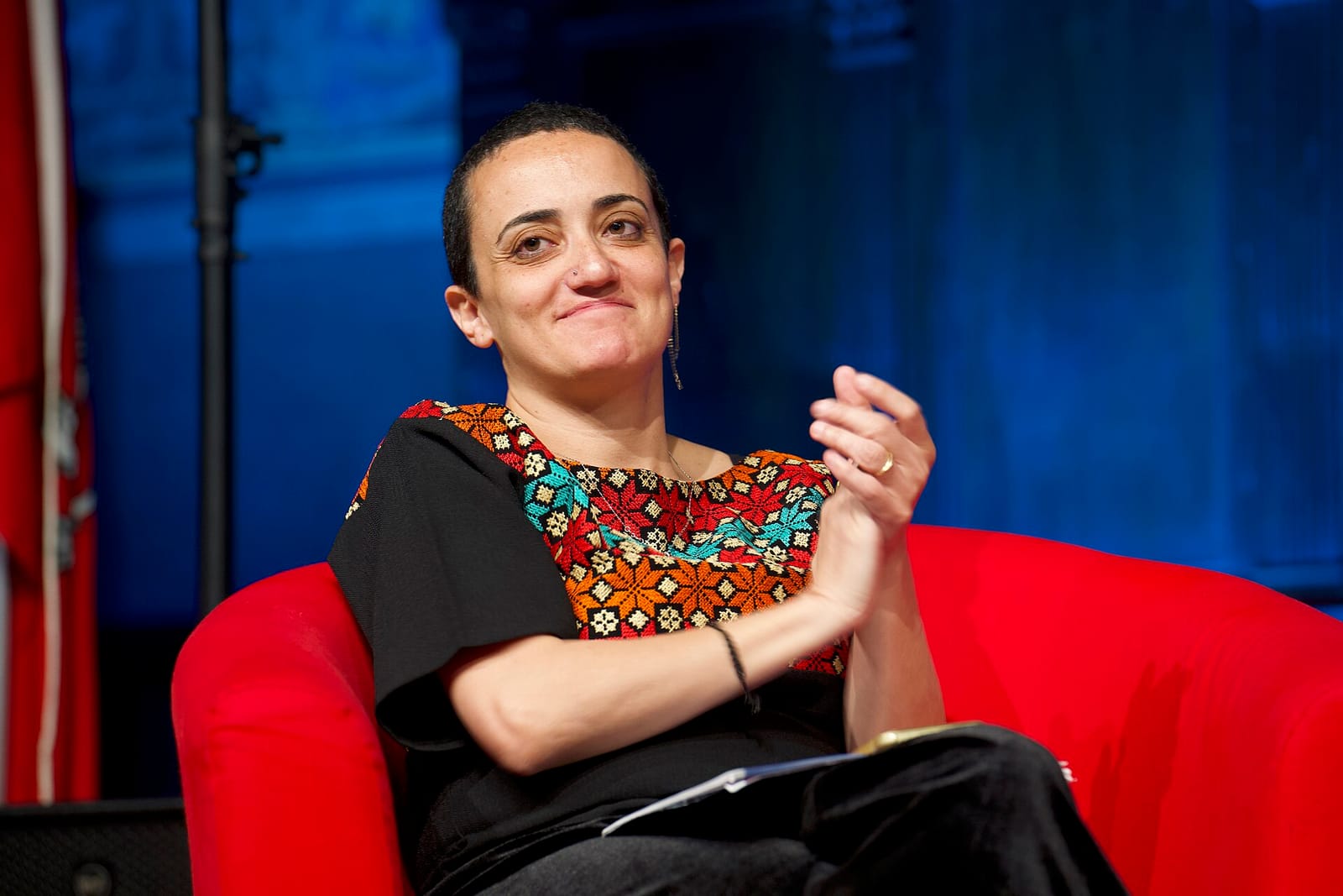 Archivfoto: Lina Attalah spricht beim International Journalism Festival 2024 in Perugia