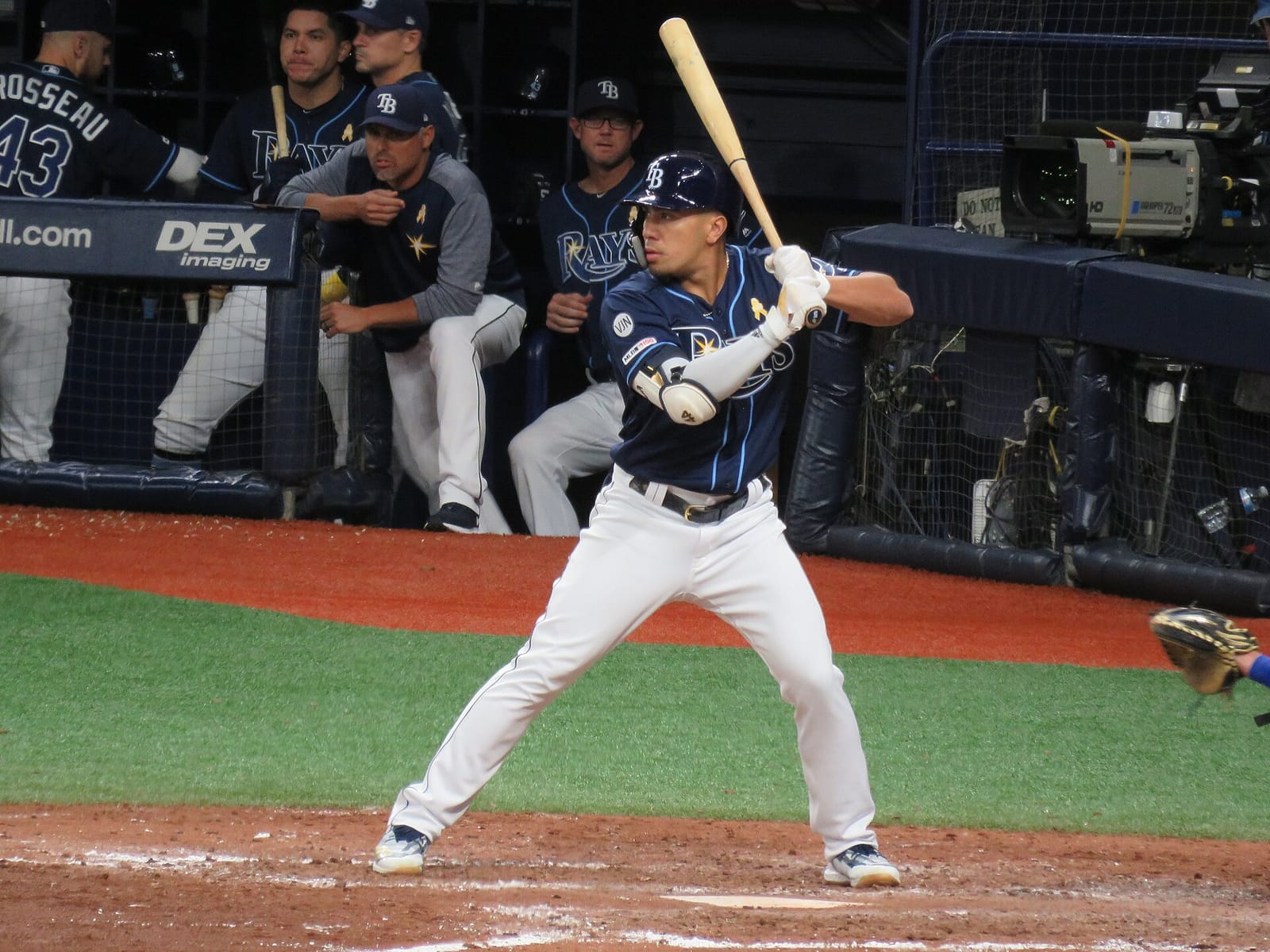 Archivbild: Kean Wong am Schlag für die Tampa Bay Rays im Jahr 2019