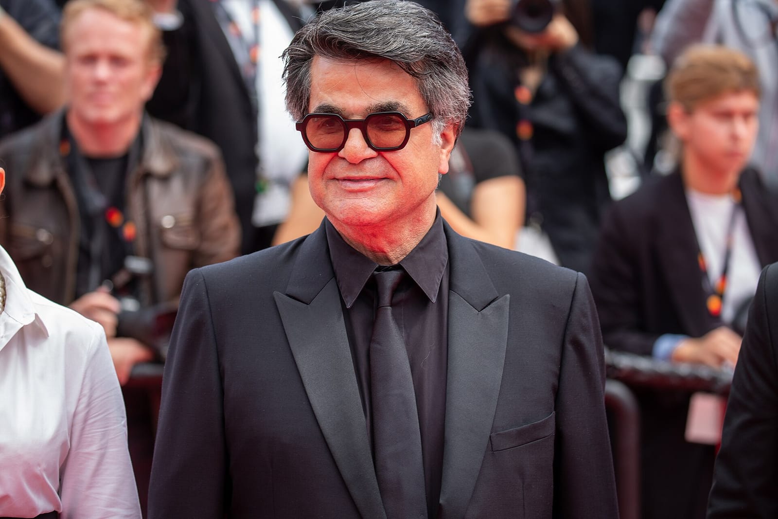 File photo: Jafar Panahi on the Cannes red carpet, 2025