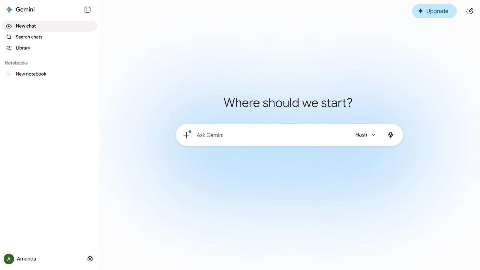 File photo: Google's Gemini AI chatbot website, shown in a 2026 screenshot