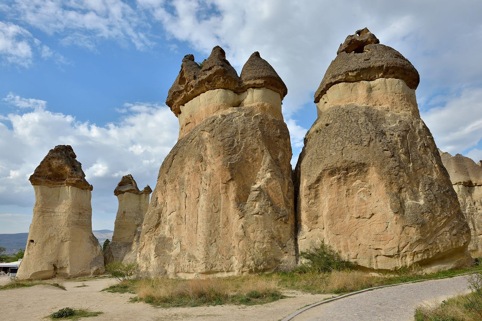 File photo: fairy chimney rock formations in Cappadocia, central Turkey