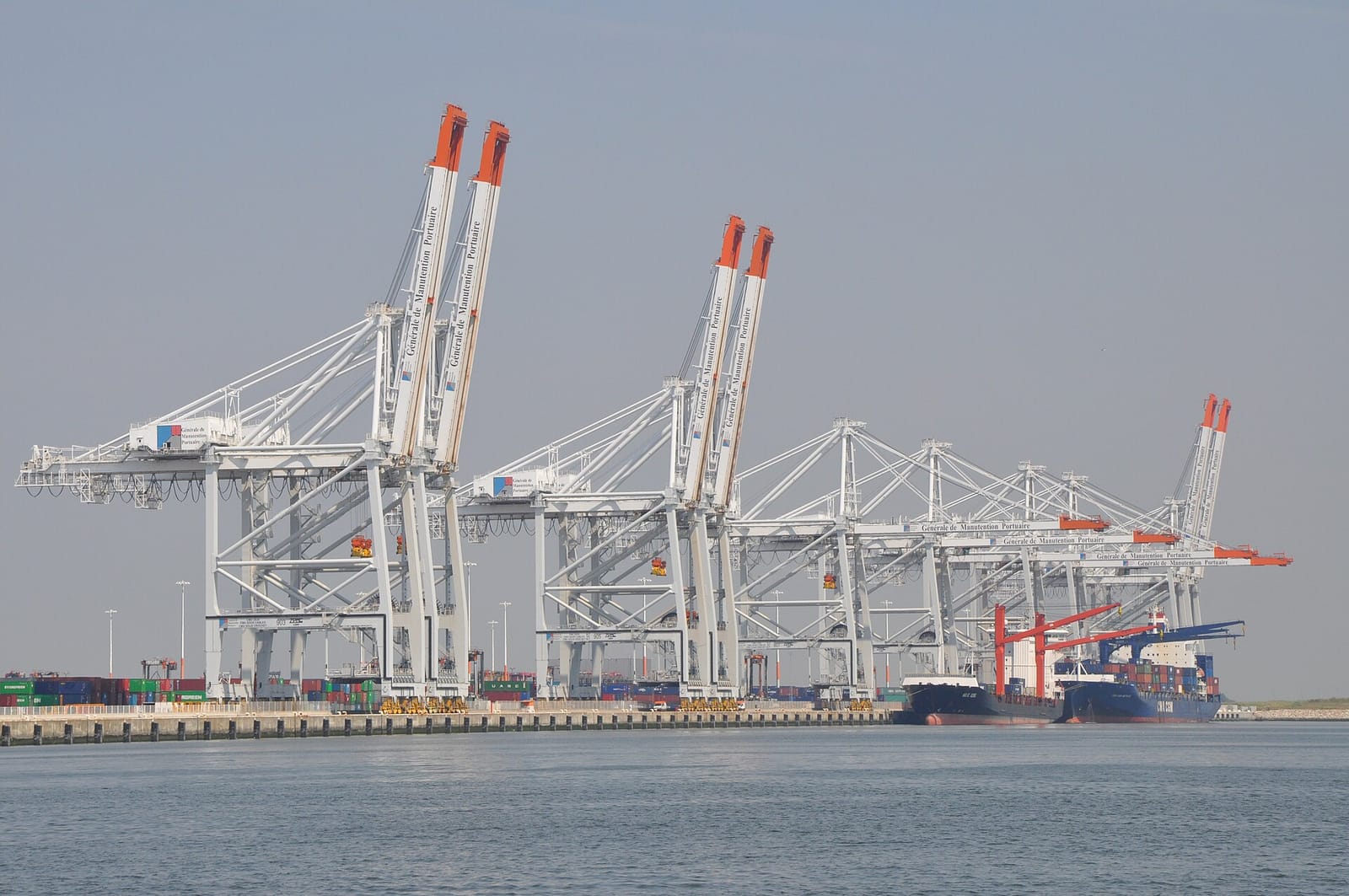 File photo: Container terminal Port 2000 at Le Havre, France