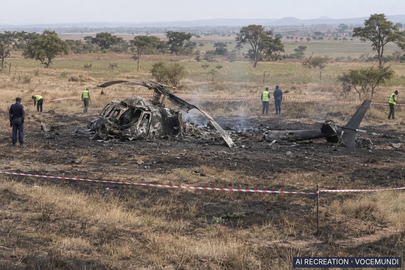 Helicopter crash in Zimbabwe kills six, including businessman Wicknell Chivayo and his wife