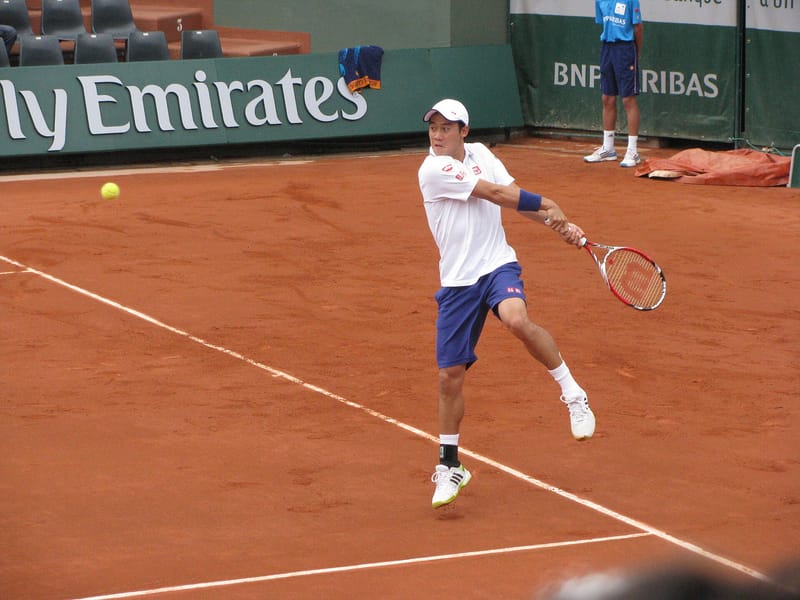 Kei Nishikori retires after 6-4, 6-4 loss to Frances Tiafoe at Japan Open