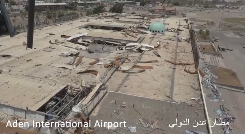 Two missiles target Aden airport in Yemen; officials attribute launch to Houthis