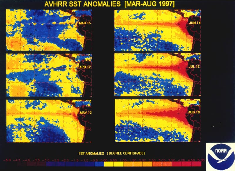 WMO says El Niño to peak in December, could rank among strongest since 1950
