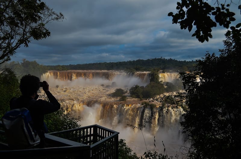 Argentina's Iguazú park closes falls access as river flow tops 12,000 cubic metres per second