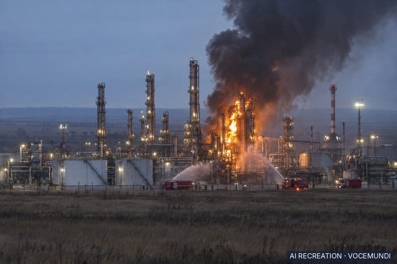 Fire hits Russian refinery after Ukrainian drone attack, Moscow says, as Zelenskyy ends pause