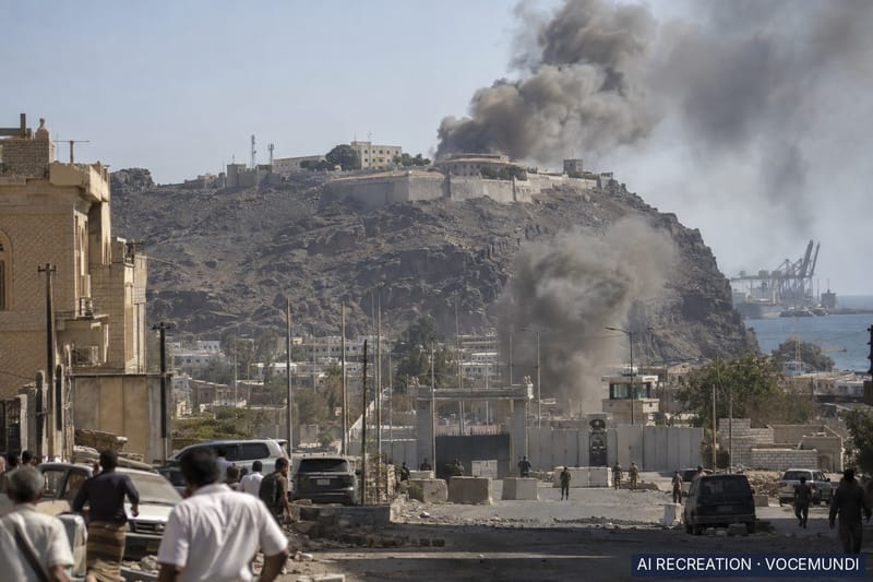 Explosions near Yemeni government palace in Aden kill at least two; Houthis claim attack