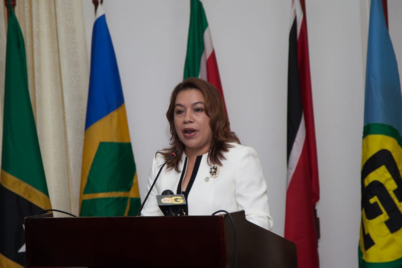 Secretary-general candidate Rodrigues-Birkett says not choosing a woman would send 'very bad message'