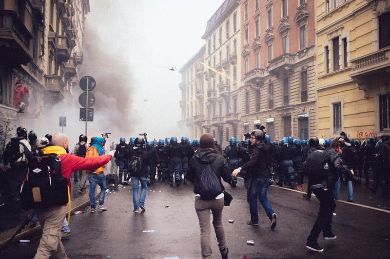 Italy's cost-of-living protests turn violent, with arrests and police officers injured
