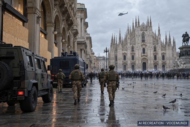 Italy deploys more soldiers in Milan as new protests expected after looting