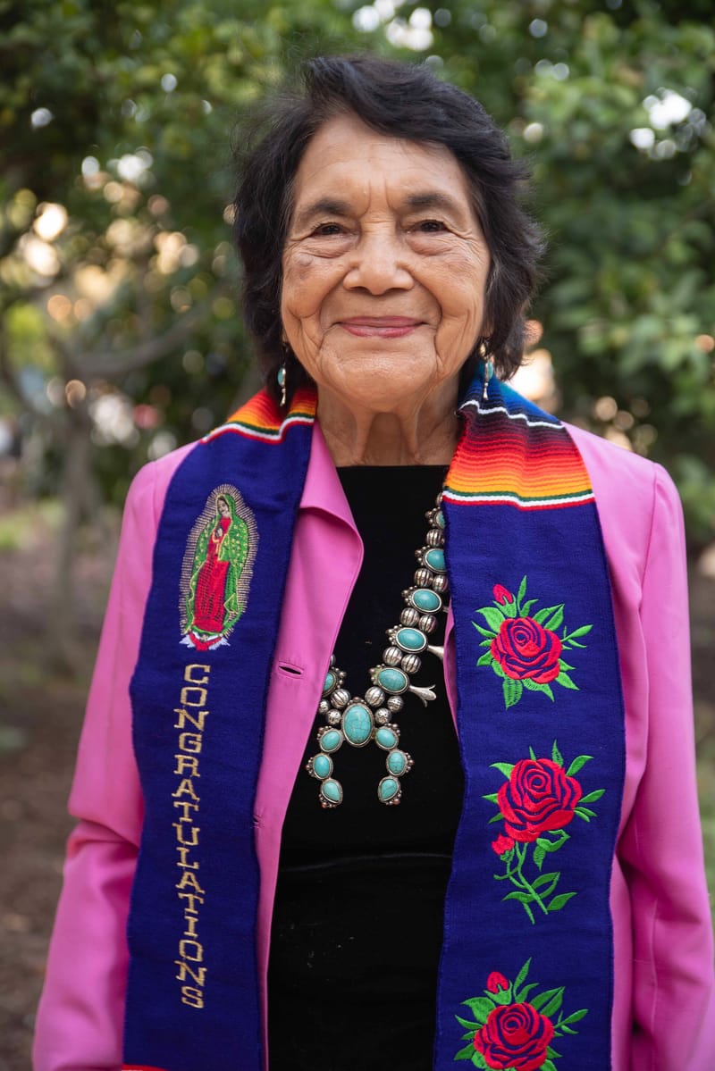 Dolores Huerta, co-founder of United Farm Workers union, dies aged 96, family says