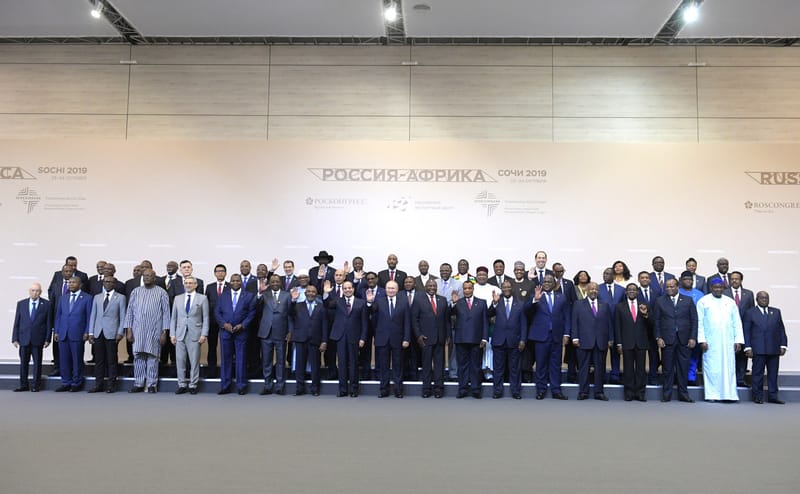 Putin tells Russia-Africa summit Russia is Africa's best partner, criticises Western lending